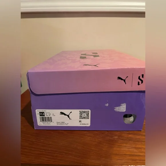 Puma Vibrant Red and Purple Athletic Shoes - Picture 5 of 5